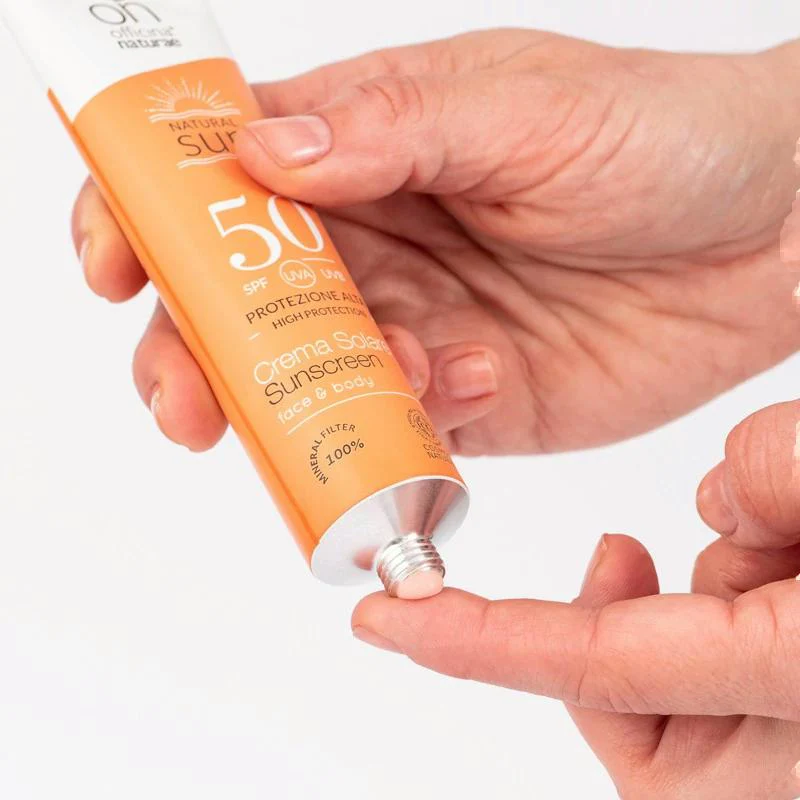 Officina Naturae – Sonnenschutzcreme SPF 50 ohne Parfüm, 75 ml